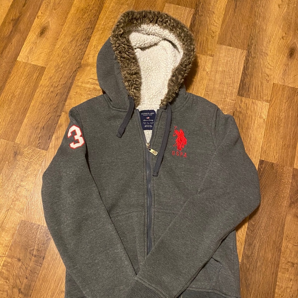 U.S. Polo zip up hoodie